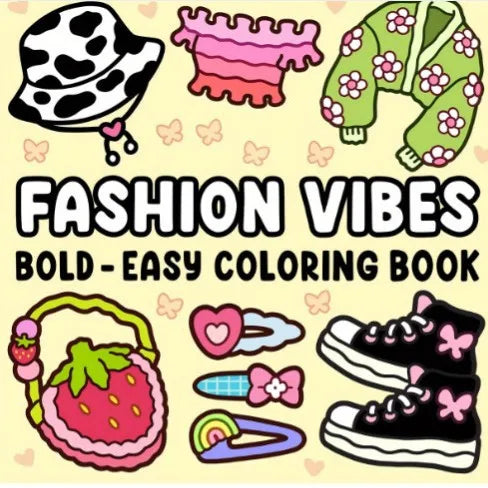 Diverse Themed Coloring Books: From Cozy Scenes to Fashion Vibes - Unleash Creativity Paint children