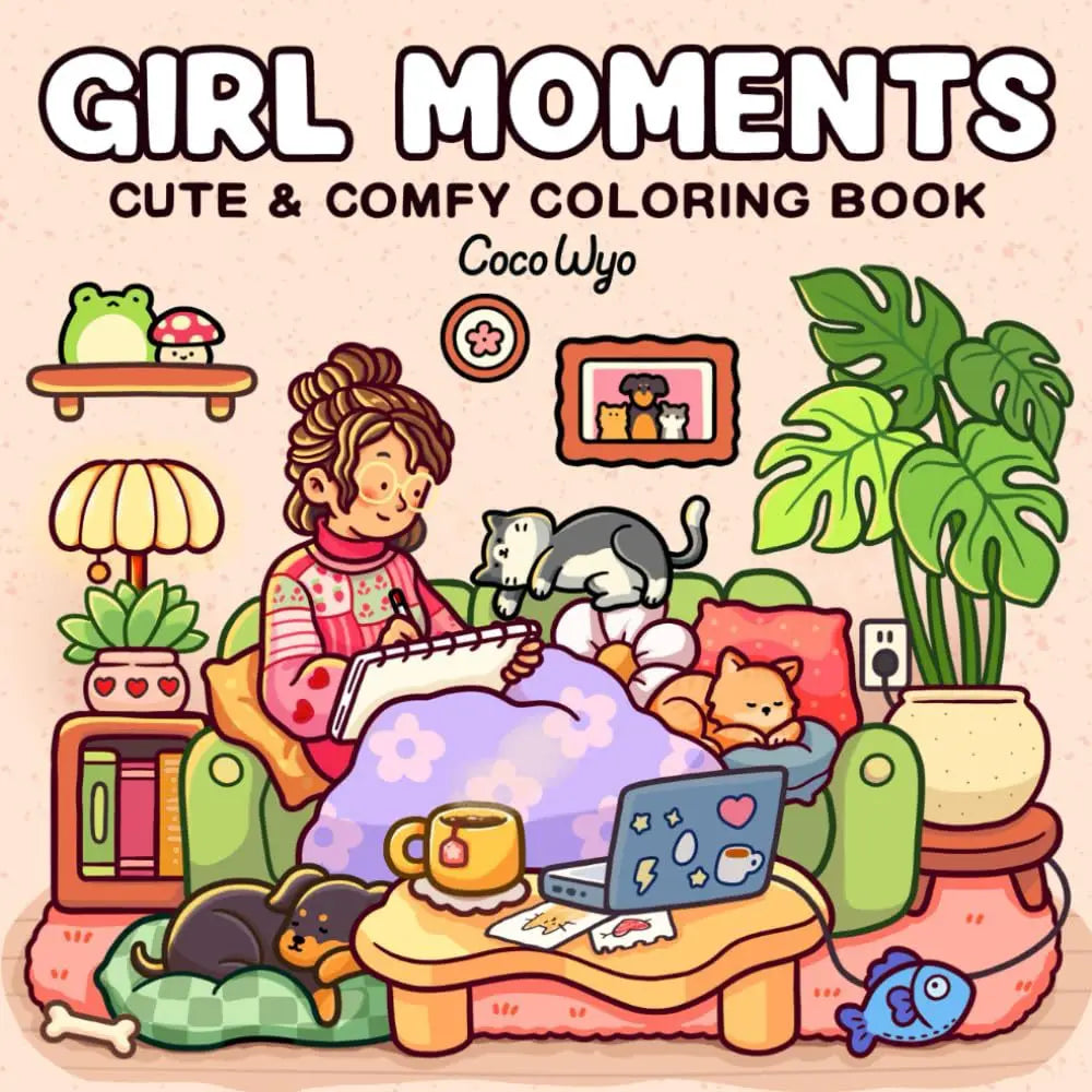Diverse Themed Coloring Books: From Cozy Scenes to Fashion Vibes - Unleash Creativity Paint children