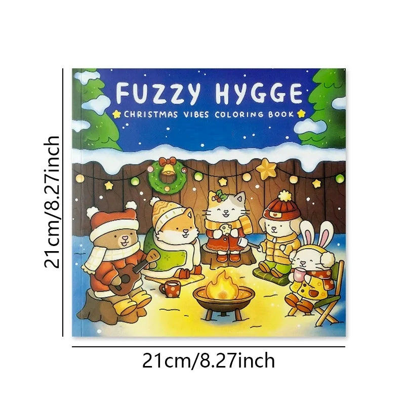 Coloring Books For Adults And Teens Featuring Cute Puppies Cartoon Coloring Books To Relax In A Cozy Hygge Moment