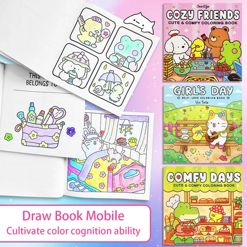 Adorable Cartoon - themed Coloring Books | Rich Content, Multiple Styles & Vivid Colors Paint children