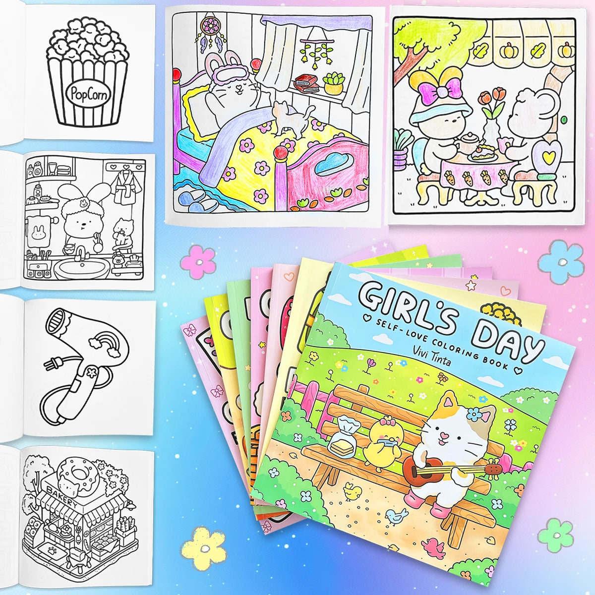 Adorable Cartoon - themed Coloring Books | Rich Content, Multiple Styles & Vivid Colors Paint children