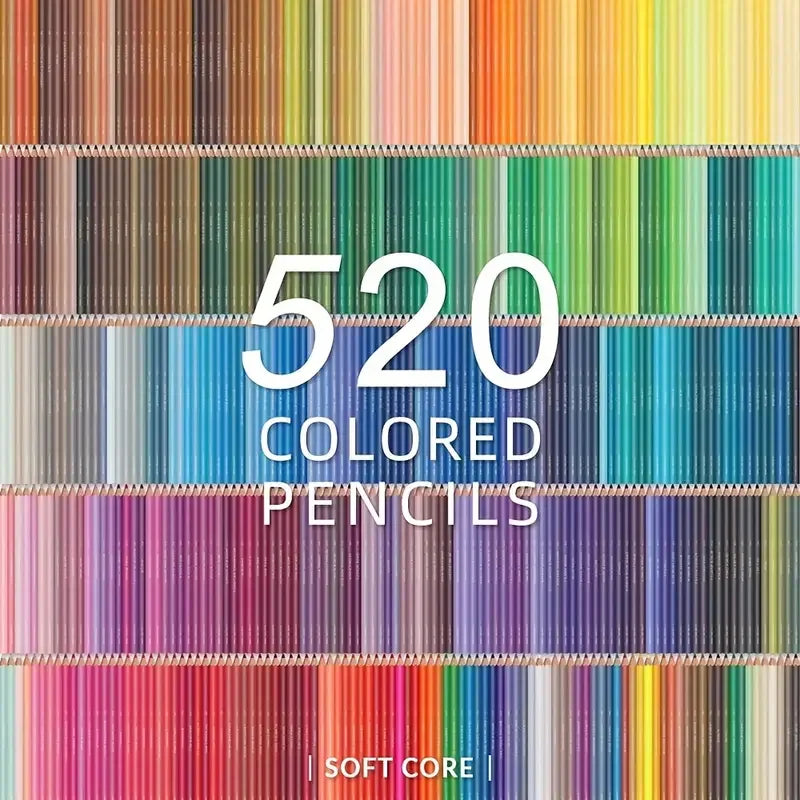 Brutfuner 520 Coloring Pencils for Adults Coloring Books,Colored Pencils Set for Artists Drawing,Sketching