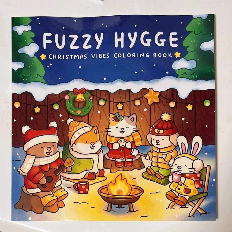 Coloring Books For Adults And Teens Featuring Cute Puppies Cartoon Coloring Books To Relax In A Cozy Hygge Moment