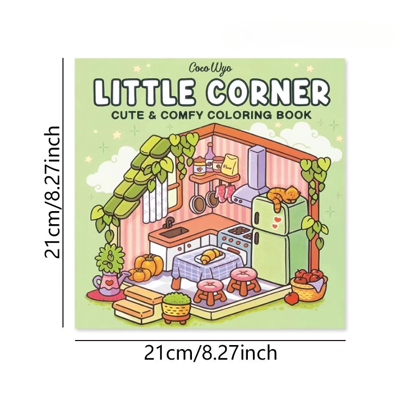 Diverse Themed Coloring Books: From Cozy Scenes to Fashion Vibes - Unleash Creativity Paint children