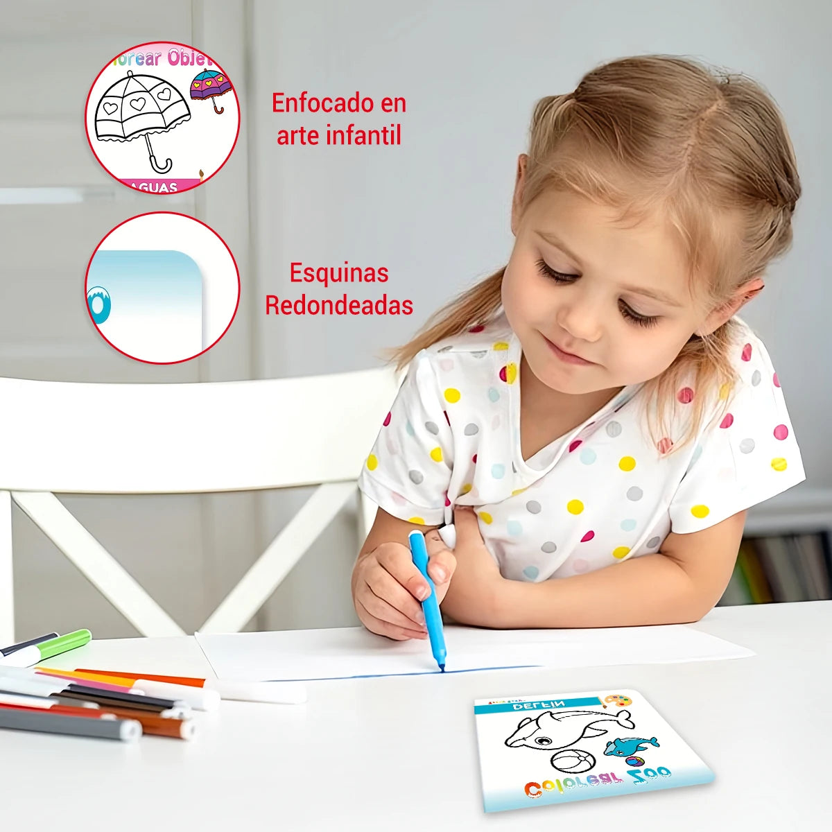"Colorear Animales" Coloring Books for Kids - Draw & Explore Nature Children Painting