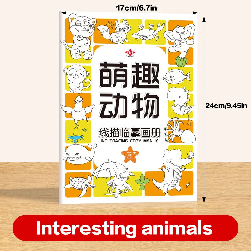 Interesting sketching manuals, drawing books: graffiti and coloring books, children's education art and handicraft sketchbooks